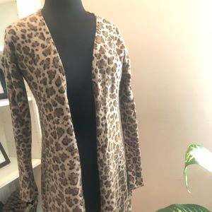 Hello Fall Cashmere Cheetah Cardigan